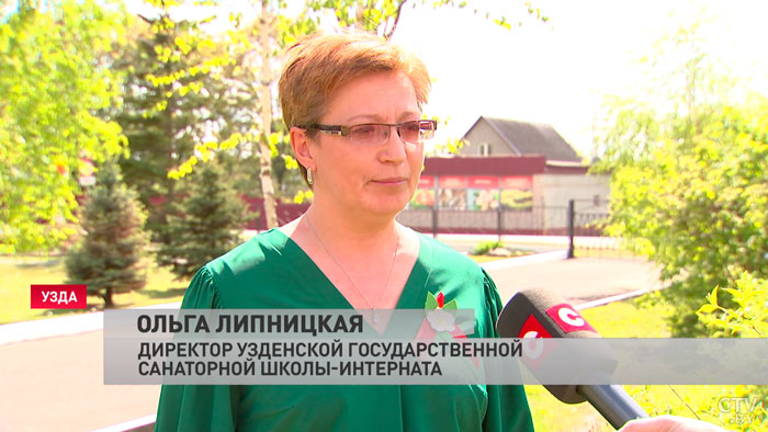 В Узденской санаторной школе-интернате заложили сад памяти-4