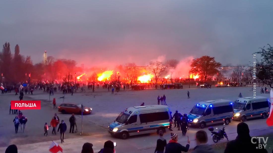 Десятки людей задержаны, разгромлен город. Последствия прошедшего в Варшаве Марша независимости-7