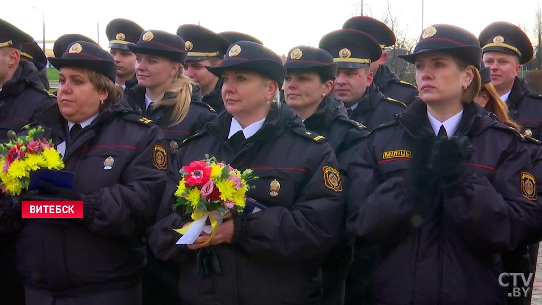 В Витебске открылось новое здание Октябрьского РОВД-7