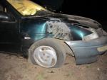В Воложинском районе Kia врезался в дерево. Водитель оставил в машине четырёхлетнего сына и ушёл 