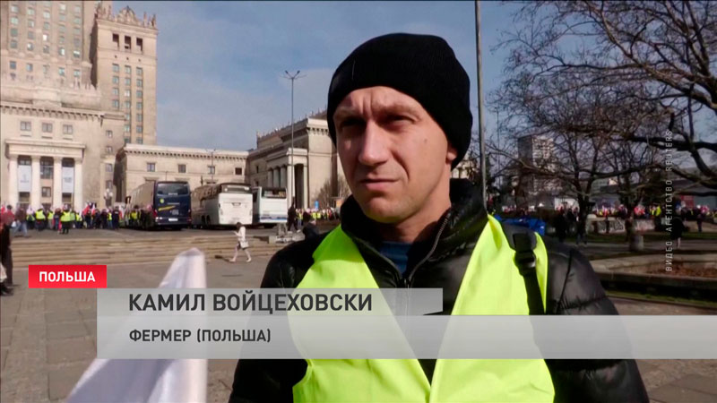 В Варшаве начались столкновения фермеров с полицией-7