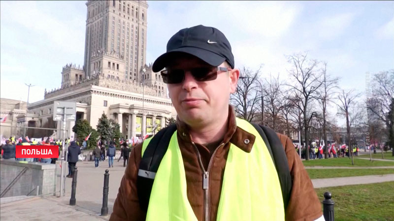 В Варшаве начались столкновения фермеров с полицией-10