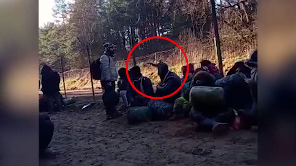 В беженцев на границе стреляли со стороны Польши. Видео
