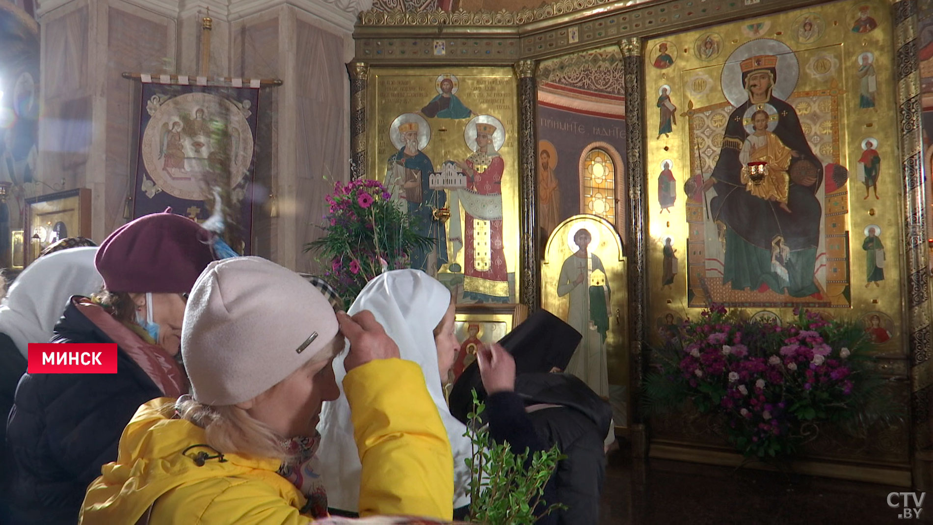 Митрополит Вениамин на праздновании Вербного воскресенья: и Минск, и города наши пришли в движение в прославлении Бога, в молитве -4
