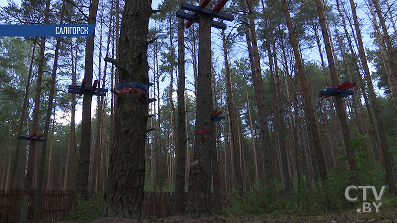 «Каждая трасса – по 8 этапов». В Солигорске скоро откроются веревочный городок, скалодром и троллейный спуск-1