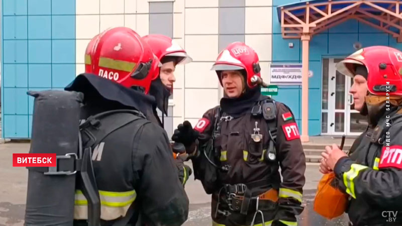 Пожар на «Витебскдреве». На одного из рабочих упала арматура-1