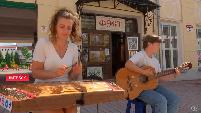 «Дождь по расписанию». МЧС Витебска спасает гостей «Славянского базара» от жары-1