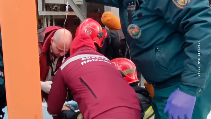 Пожар на «Витебскдреве». На одного из рабочих упала арматура