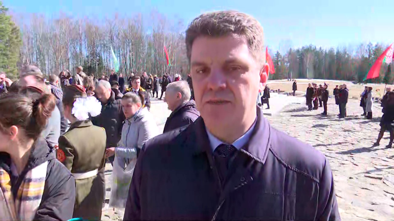 Кухарев: мы будем делать всё для того, чтобы в памяти народа всегда Хатынь была символом борьбы