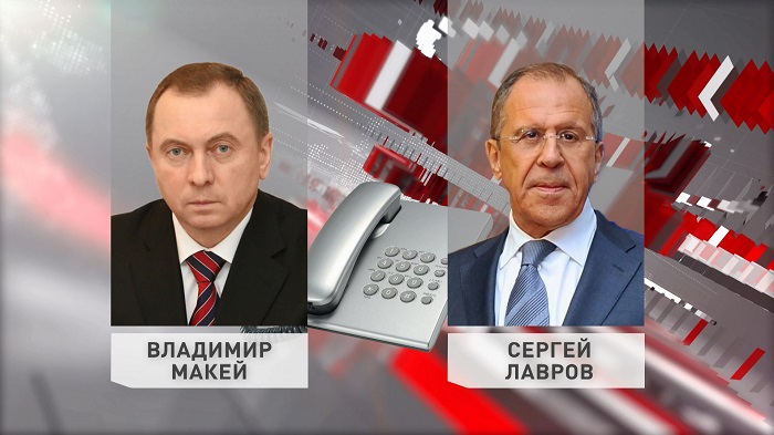 Владимир Макей и Сергей Лавров обсудили по телефону противодействие санкционному давлению
