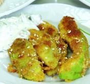 Готовим жареный авокадо с вкусным сметанным соусом. Пошаговый рецепт
