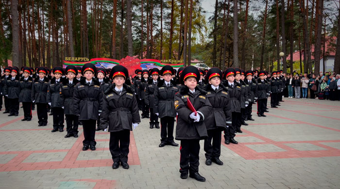 В Лицее МЧС прошла торжественная церемония принятия клятвы первокурсников