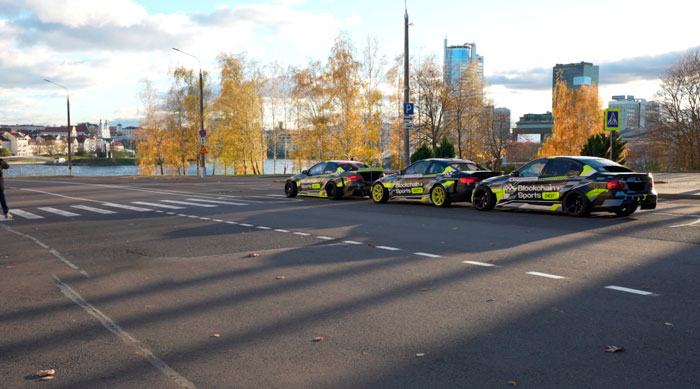 В Минске продолжаются съёмки шоу с мировыми звёздами дрифта