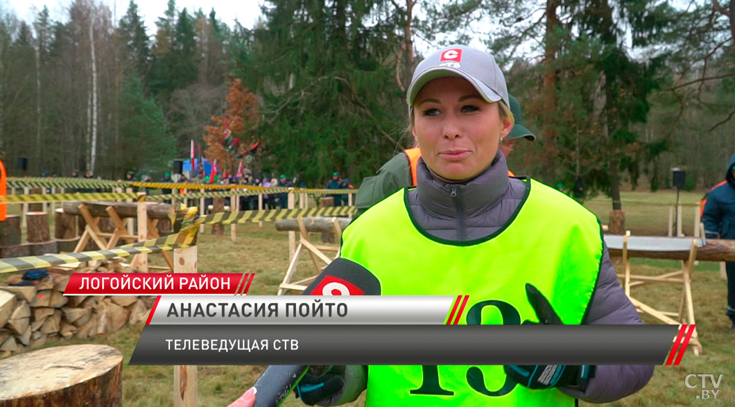 В Логойском районе прошёл третий чемпионат по колке дров среди СМИ – как это было-6