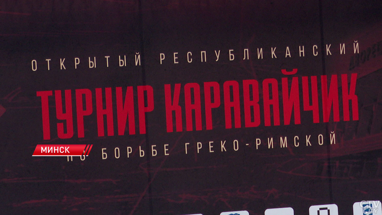 В Минске проходит турнир памяти Олегу Караваеву по греко-римской борьбе-2