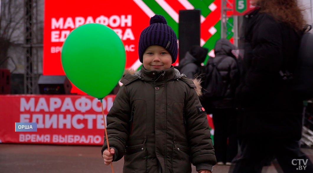 «Катюша», малая родина Президента и гала-концерт – как принимали «Марафон единства» в Орше-2