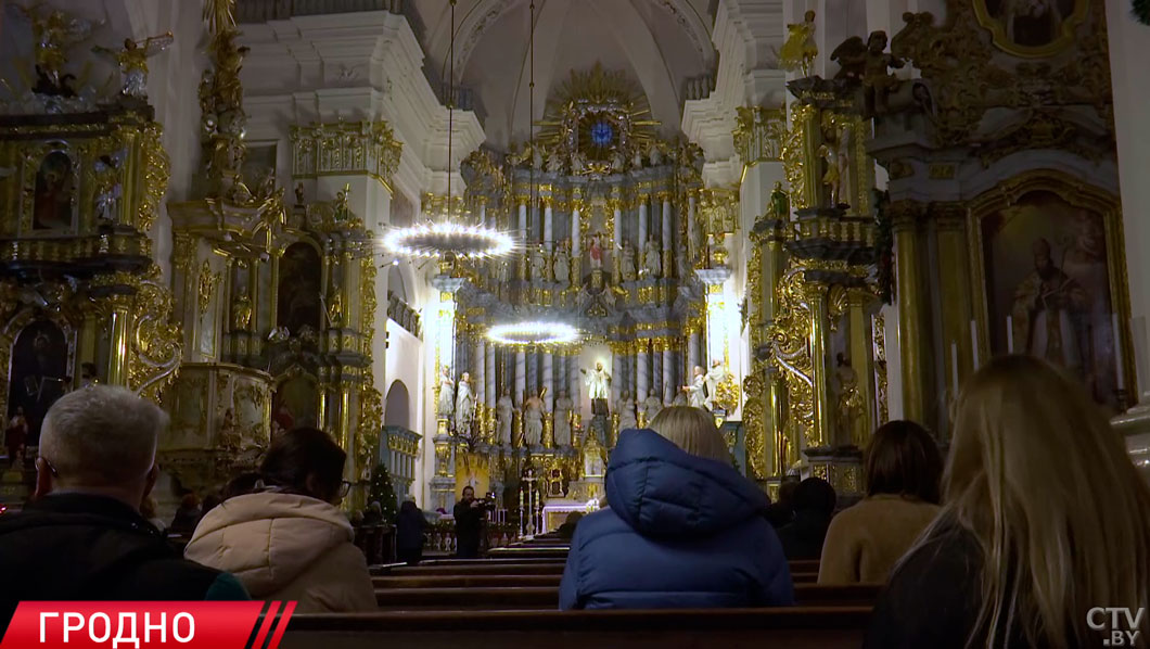 Вифлеемский огонь прибыл в гродненский Фарный костёл-2