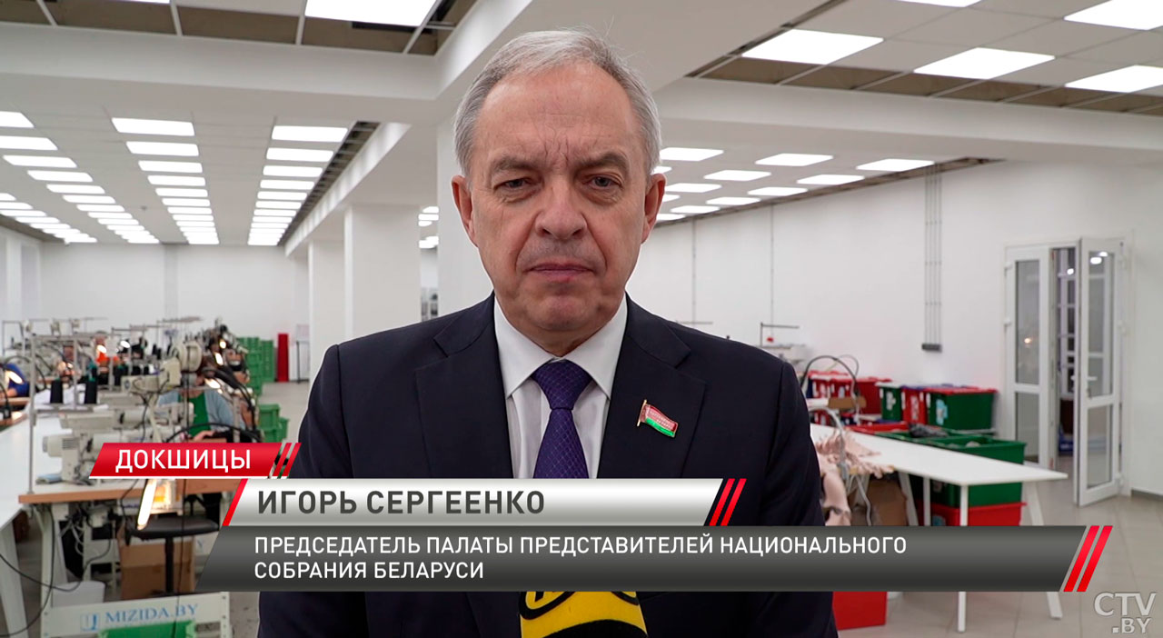 Мы проводим выборы по избирательному закону – Игорь Сергеенко посетил участок для голосования в Докшицах-6