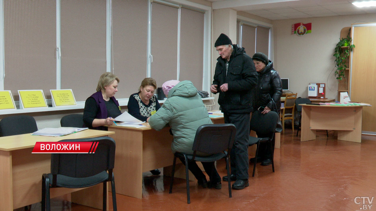 За три дня досрочного голосования в Беларуси явка по Минской области составила 27,37%-2