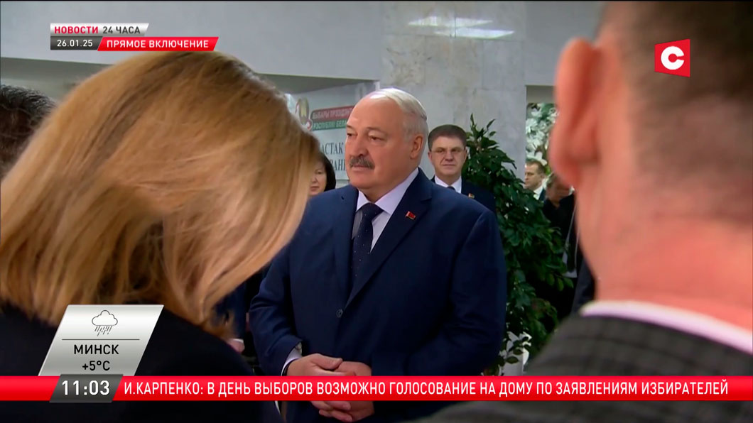 Александр Лукашенко на избирательном участке №1: «Не надо прессе ничего запрещать!»-2