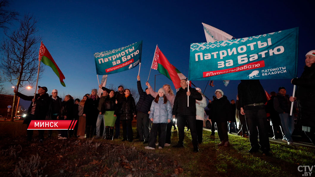 В Гродно и Могилёвской области прошли автопробеги в поддержку Александра Лукашенко-10