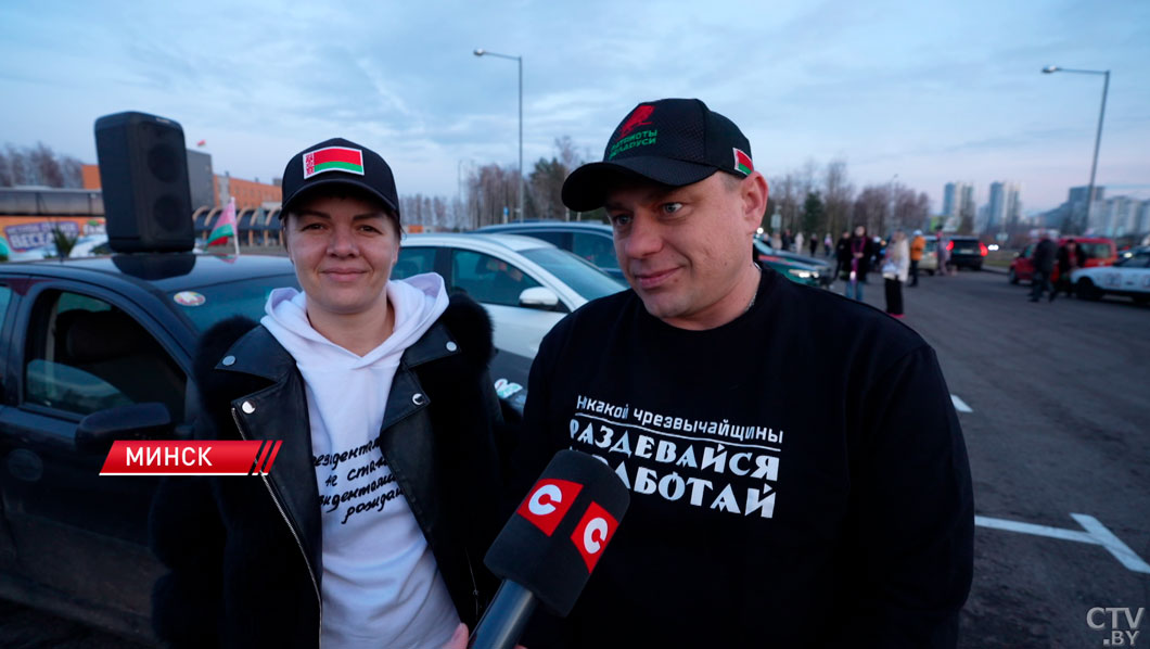 В Гродно и Могилёвской области прошли автопробеги в поддержку Александра Лукашенко-4