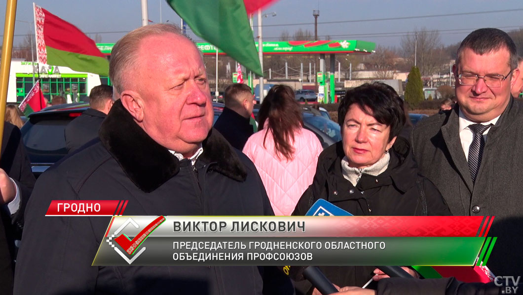 В Гродно и Могилёвской области прошли автопробеги в поддержку Александра Лукашенко-16