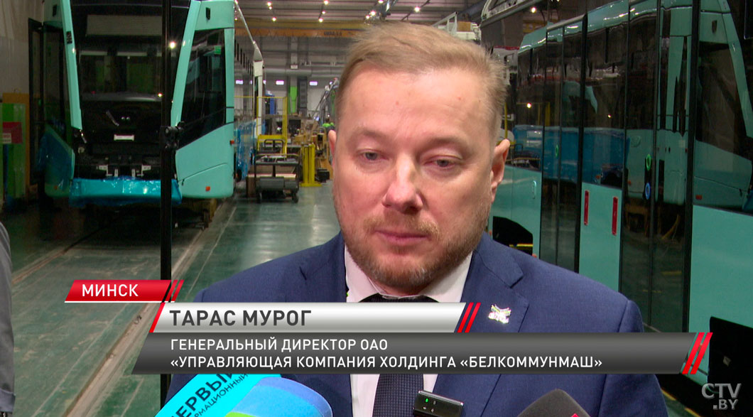 С конвейера «Белкоммунмаш» выпустили 500-й трамвай-6