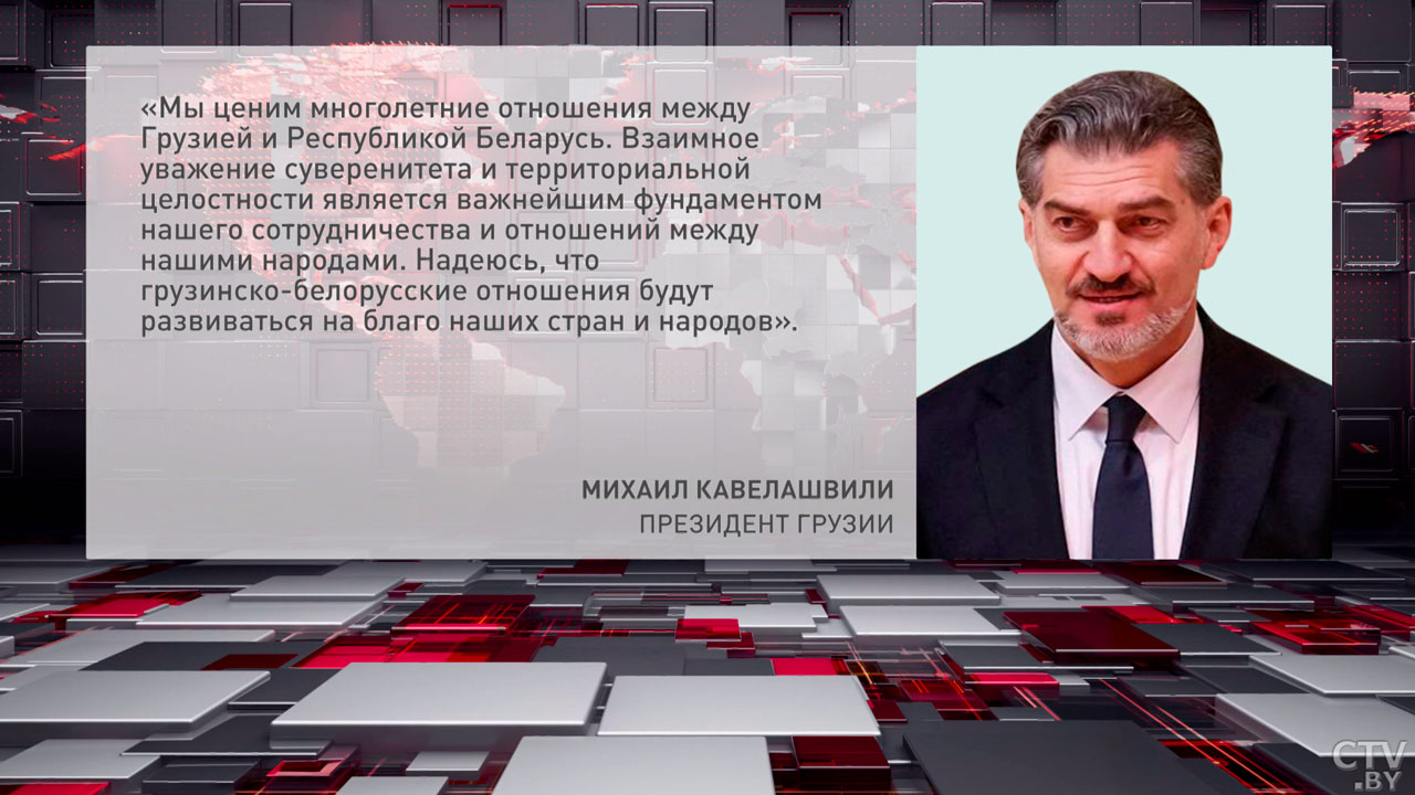 Президент Грузии поздравил Лукашенко с победой на выборах-2