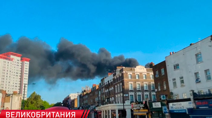 В Лондоне произошёл масштабный пожар на электрической подстанции