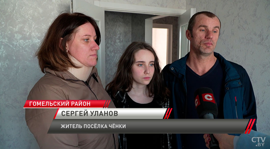 В посёлке Чёнки Гомельского района возвели новый дом для многодетных семей-4