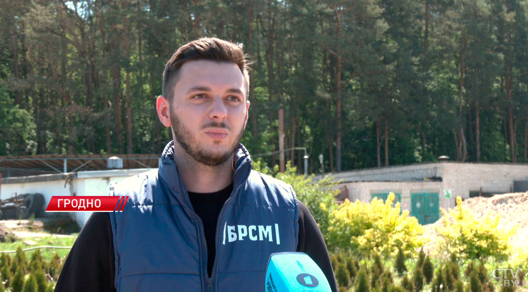 Бойцы гродненских студенческих отрядов приняли участие в трудовой экологической акции-4
