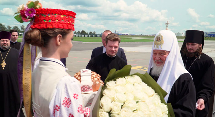 Святейший Патриарх Московский и всея Руси Кирилл прибыл в Беларусь