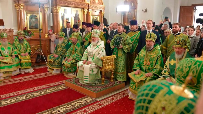 Празднества в Полоцке начались с утренней Божественной литургии в Софийском соборе