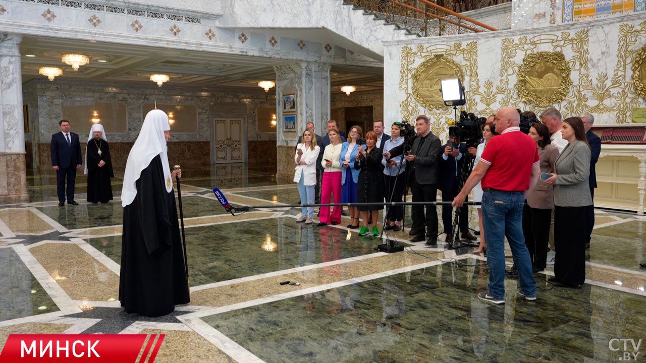 Патриарх Московский и всея Руси: когда приезжаешь в Беларусь, чувствуешь, что ты свой среди своих-2