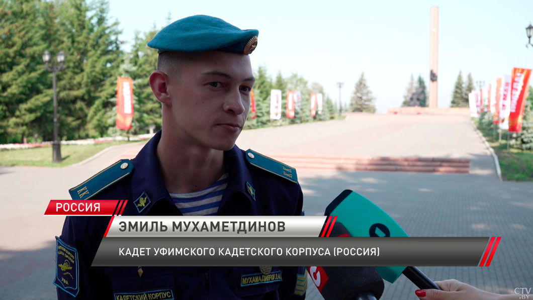 Дни Минска в Уфе – делегация Мингорисполкома возложила цветы к Вечному огню в Парке Победы -4
