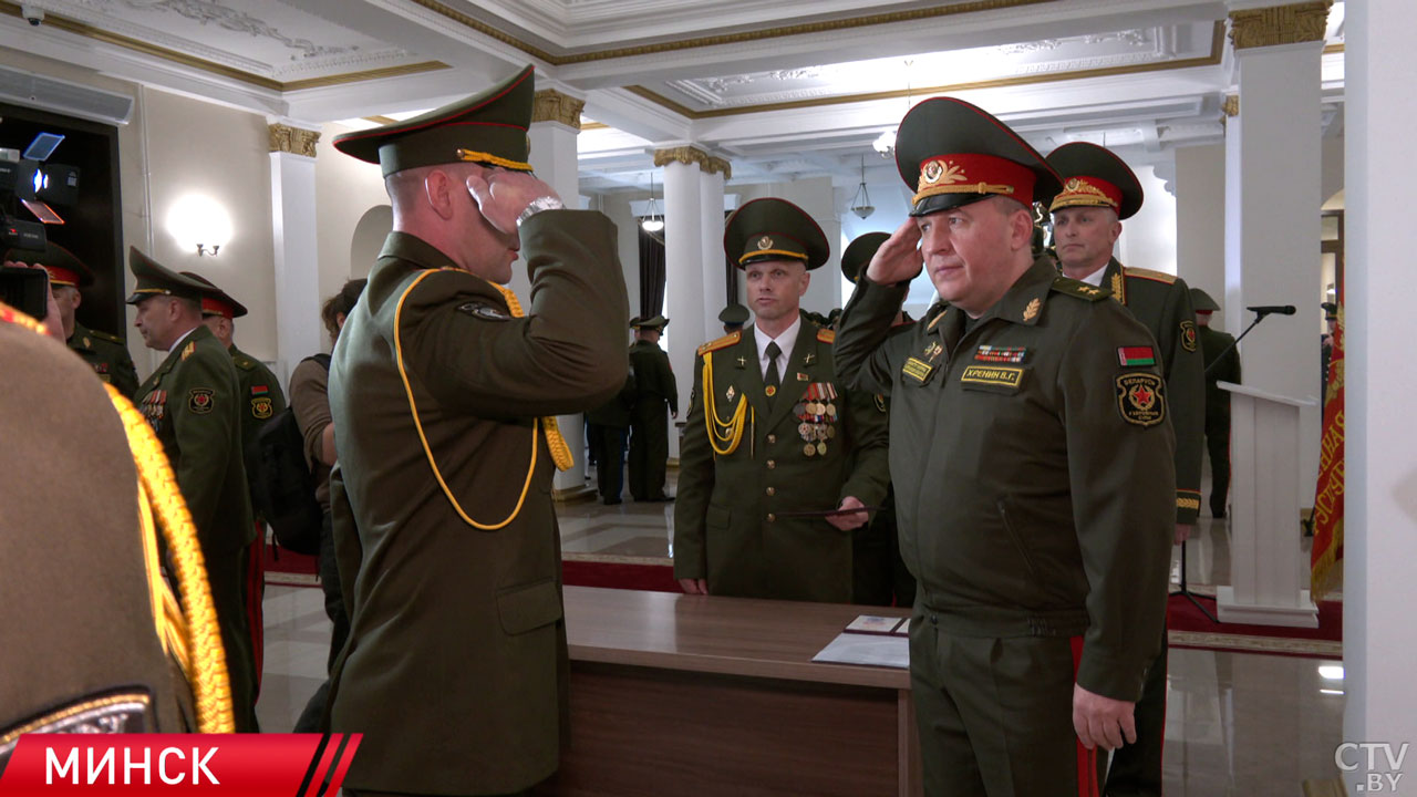 В Военной академии Беларуси состоялся выпуск офицеров факультета Генштаба Вооружённых Сил-2