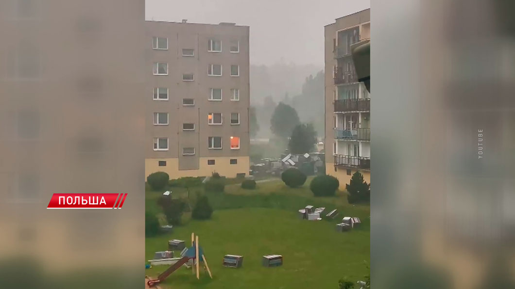 Мощный шторм обрушился на юго-восток Польши-2