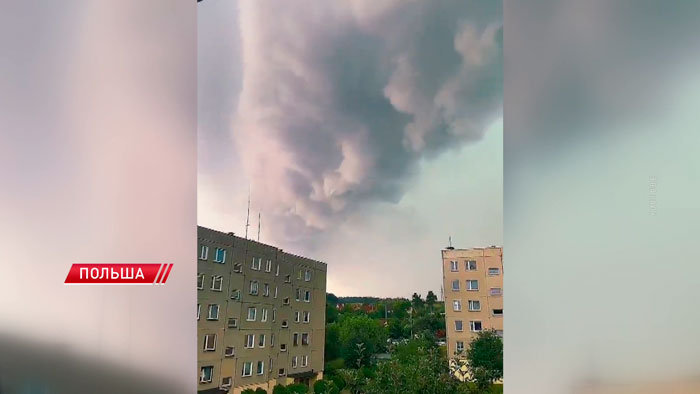 Мощный шторм обрушился на юго-восток Польши