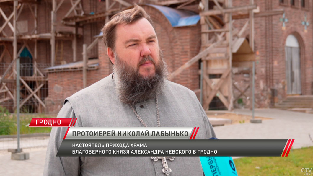 В Гродно завершается строительство храма благоверного князя Александра Невского-4
