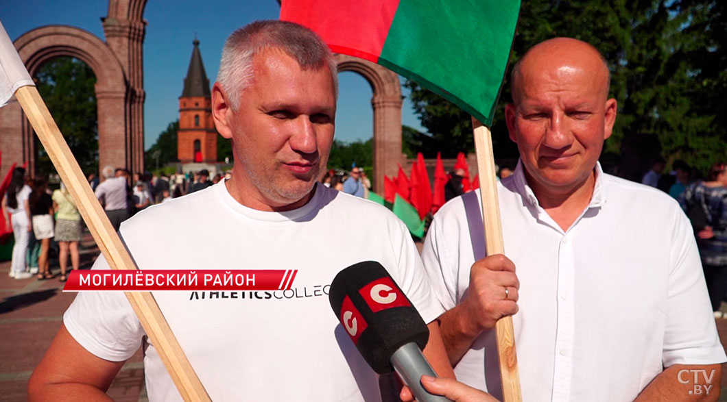В Могилёве программу празднования Дня Независимости открыл митинг на «Буйничском поле»-8