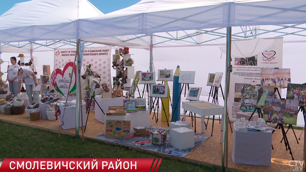 У Кургана Славы развернулась выставка достижений «Минщина современная»-2