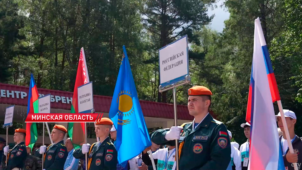 Международный слёт юных спасателей-пожарных открылся в «Зубрёнке»-2