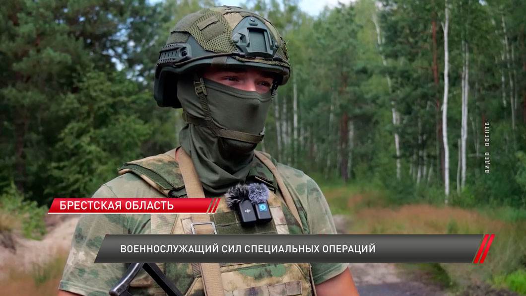 Полевой выход подразделения десантно-штурмовой бригады проводят под Брестом-2