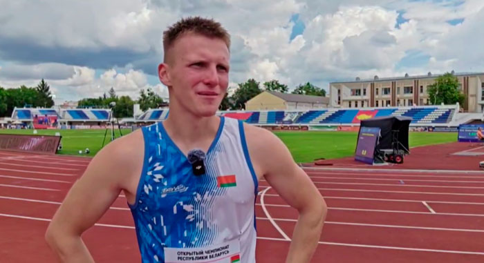 На ЧБ по лёгкой атлетике Никита Жигар обновил национальное достижение