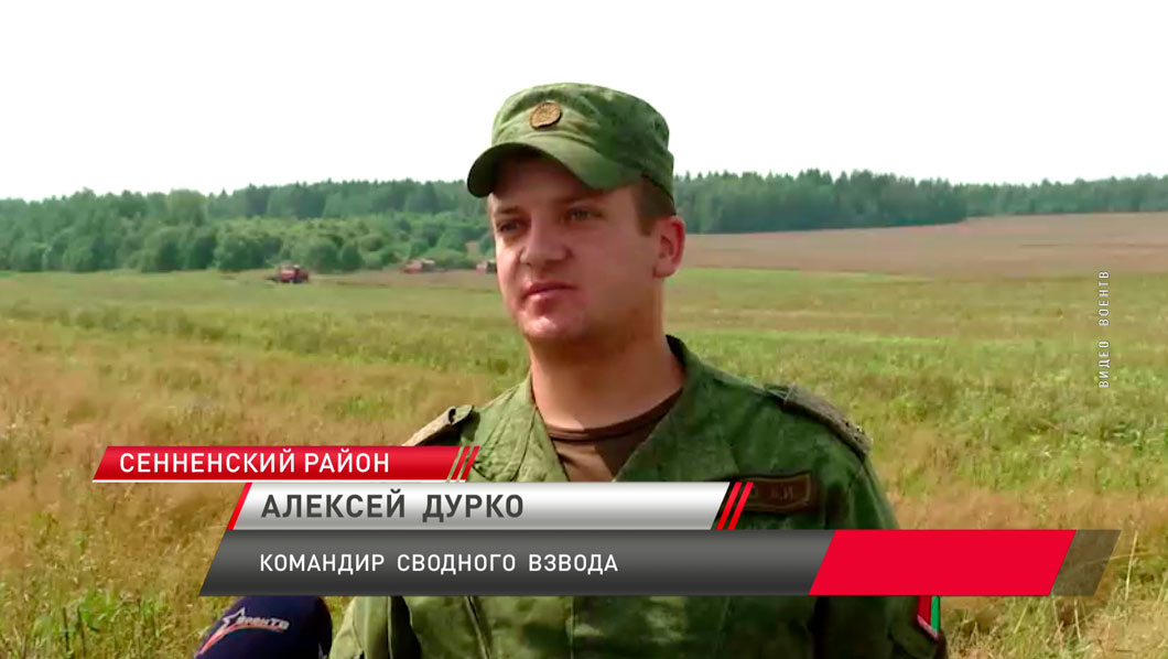 В Витебской области в уборке урожая помогают военнослужащие -2