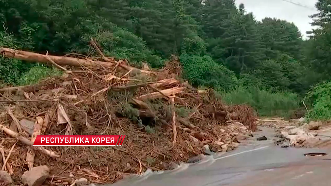 19 человек погибли из-за наводнений и оползней в Южной Корее-2