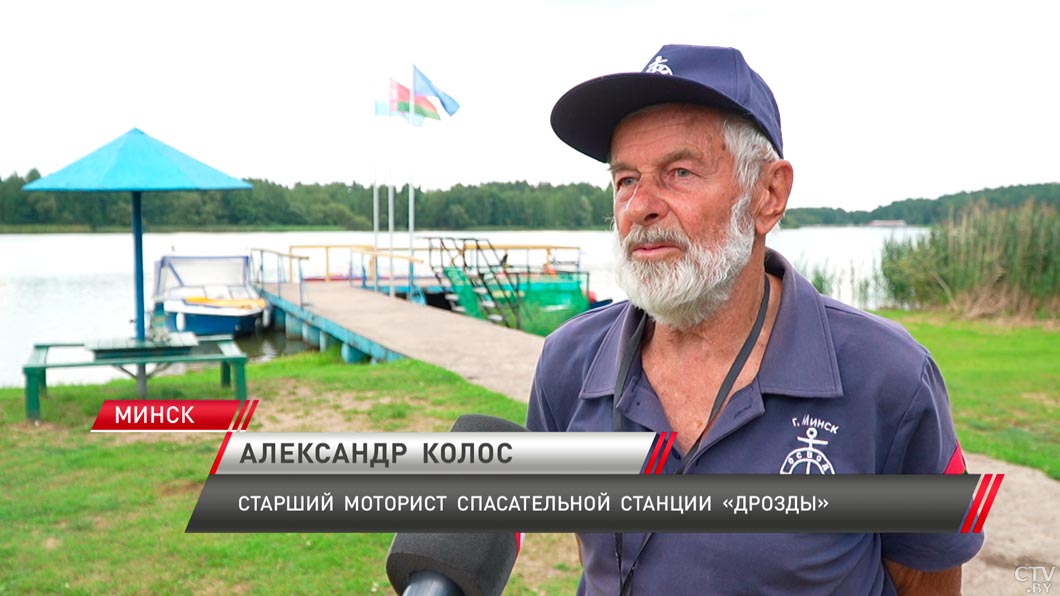 В связи с установившейся жарой ОСВОД усилил контроль за пляжными зонами Минска-4