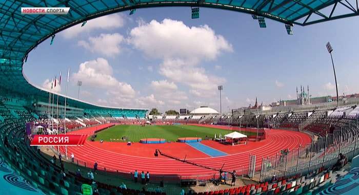 Белорусские легкоатлеты выступают на открытом чемпионате России