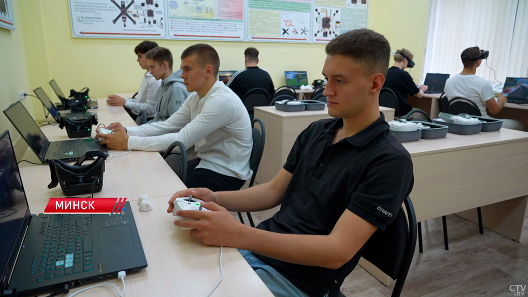 Центр управления и связи с беспилотниками открыли в Академии связи в Минске-2